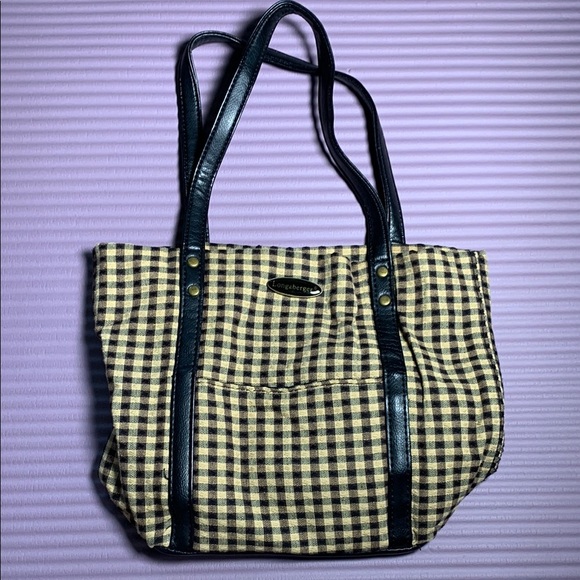Longaberger Handbags - {Longaberger} Vintage Checkered Tote